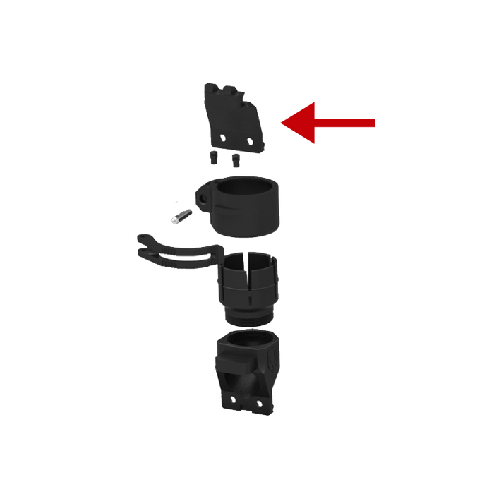 DAM Feedneck Cover Plate - Black