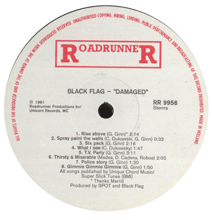Damaged (1982 Dutch Press)