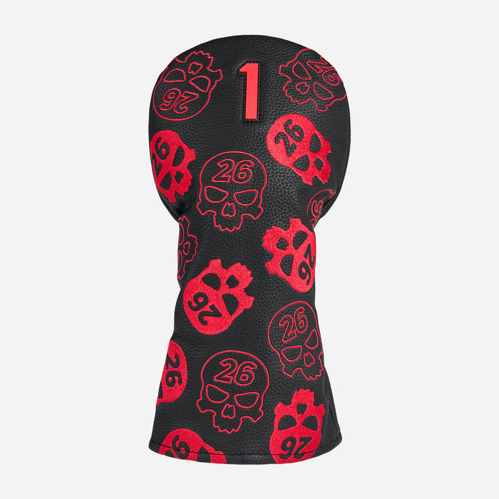 Darkness Driver Headcover in Black/Red, product photo 1