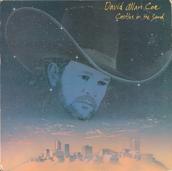 David Allan Coe - Castles In The Sand (LP) [US] 1st (Near Mint (NM or M-))