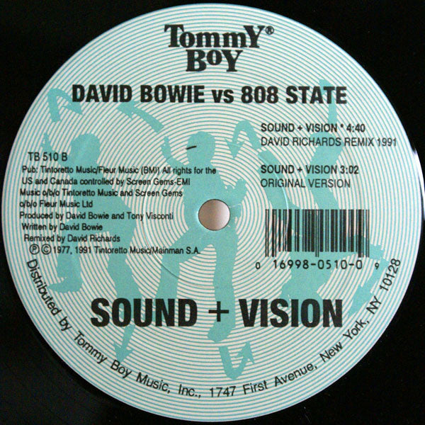 David Bowie - Sound + Vision (Remix) (12", Single) [US] 1st
