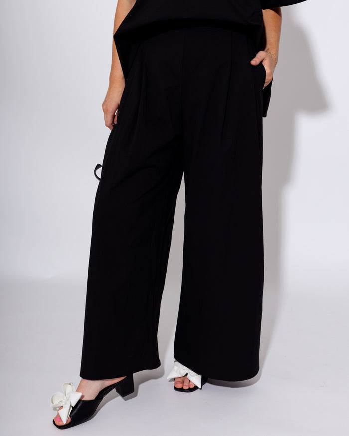 Day-to-Night Black Pant Set