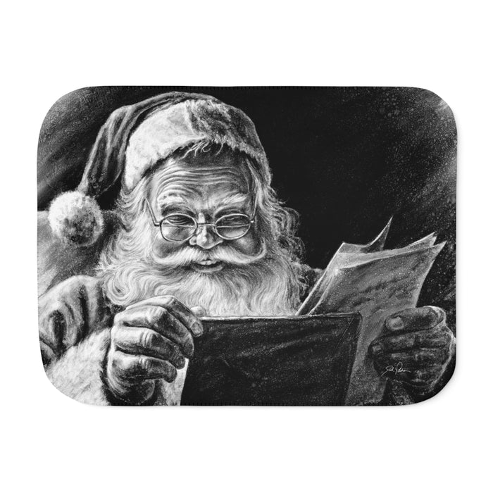 "Dear Santa" Sherpa Blanket.
