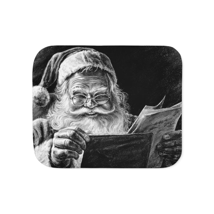 "Dear Santa" Sherpa Blanket.