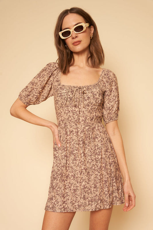 Whimsy & Row - Dena Dress in Lavender Floral -