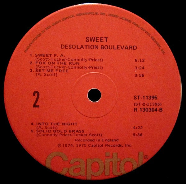 Desolation Boulevard (1975 US Press)