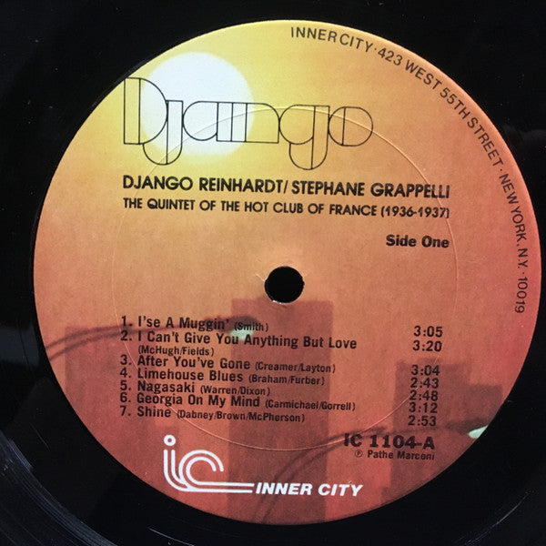 Django Reinhardt - The Quintet Of The Hot Club Of France (1936-1937) Django Volume 1 (1980 SEALED)