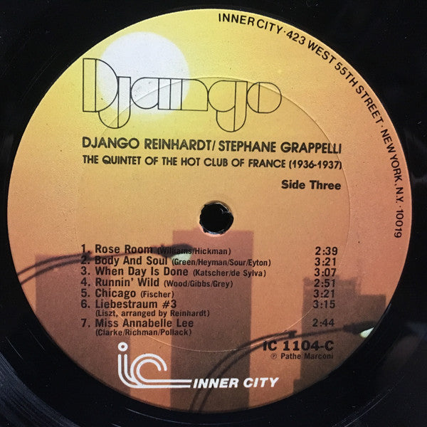 Django Reinhardt - The Quintet Of The Hot Club Of France (1936-1937) Django Volume 1 (1980 SEALED)