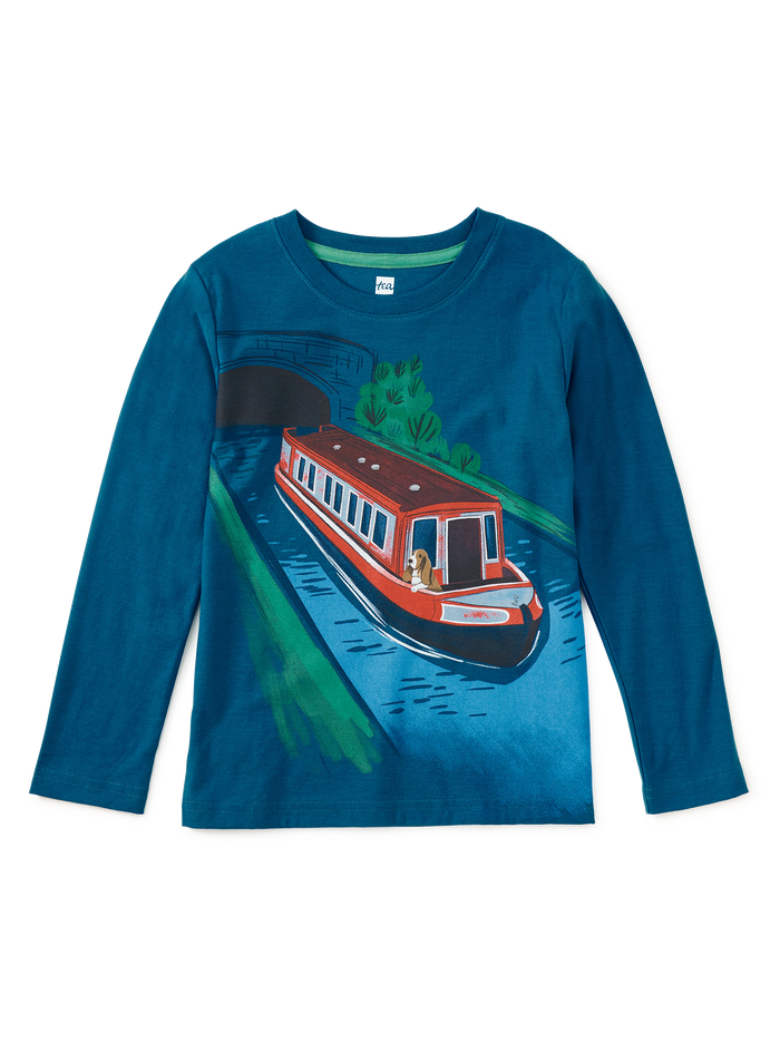 Dog On a Boat Graphic Tee