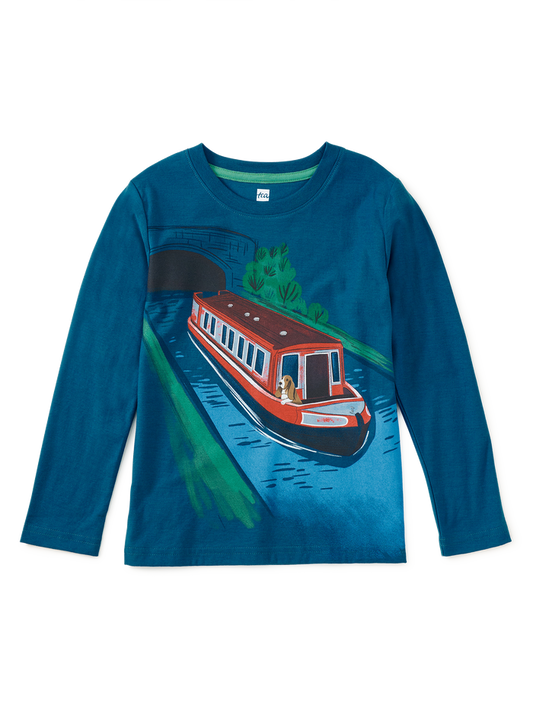 Dog On a Boat Graphic Tee