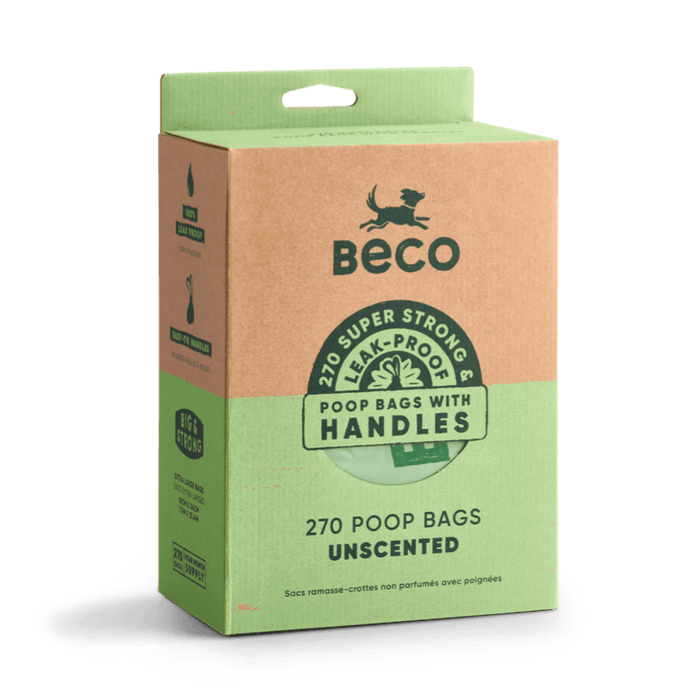 With Handles: Box Dispenser / Unscented / 270 Bags