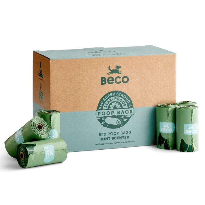 Without Handles: Refill Rolls / Mint Scented / 540 Bags
