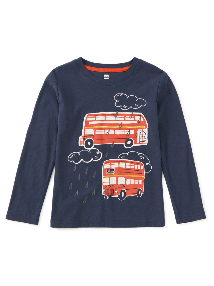 Double Decker Bus Graphic Tee