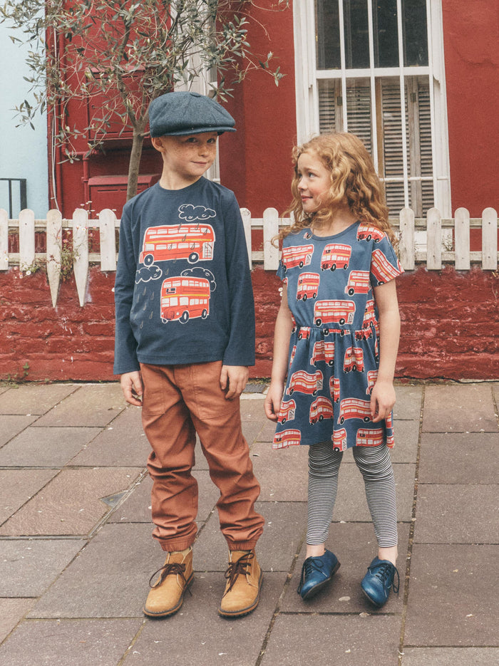 Double Decker Bus Graphic Tee