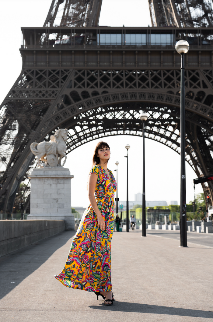 Dress Eva: Bohemian Maxi Dress