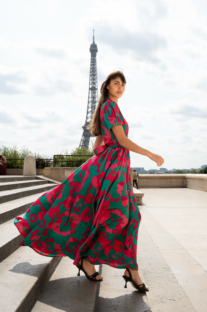 Dress Kimberle: Long Dress With Pockets