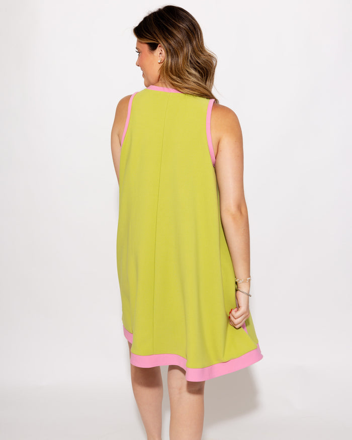 Easy Breezy Contrast Mini in Lime