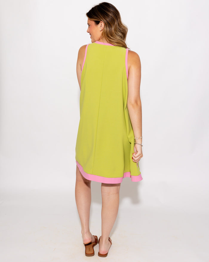 Easy Breezy Contrast Mini in Lime