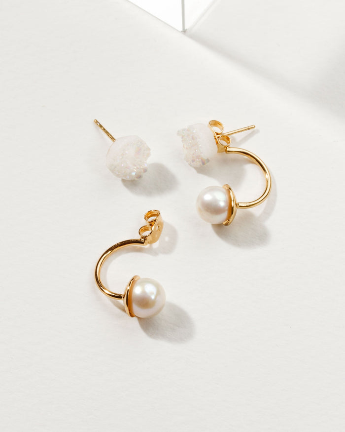 Luna Norte - Ebb and Flow Front Back Earrings -