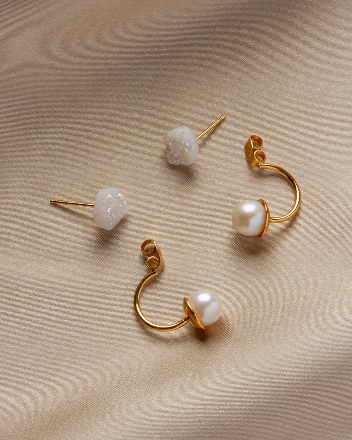 Luna Norte - Ebb and Flow Front Back Earrings -