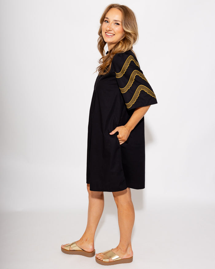 Effortless Embroidered Mini Dress
