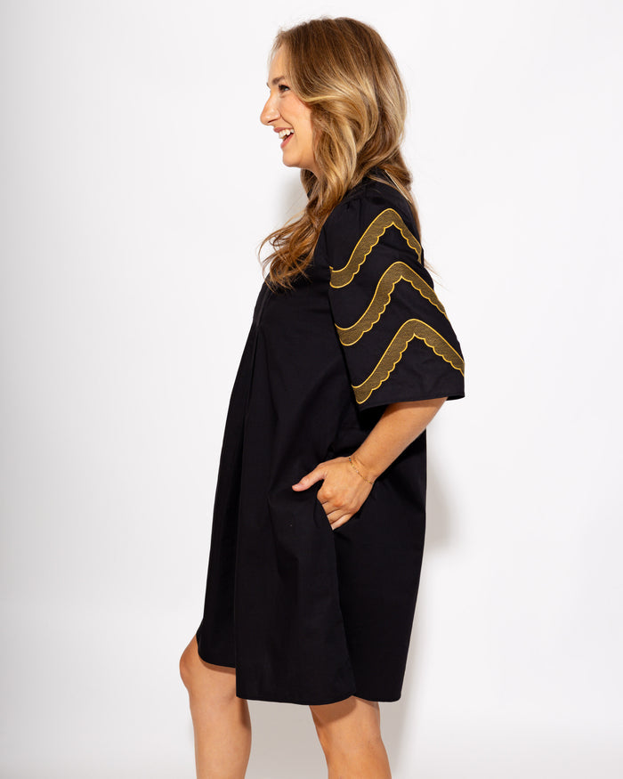 Effortless Embroidered Mini Dress