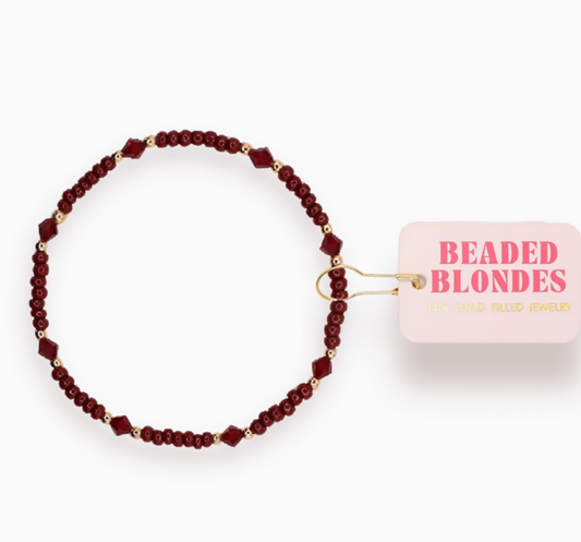 Eleanor Bracelet in Burgundy