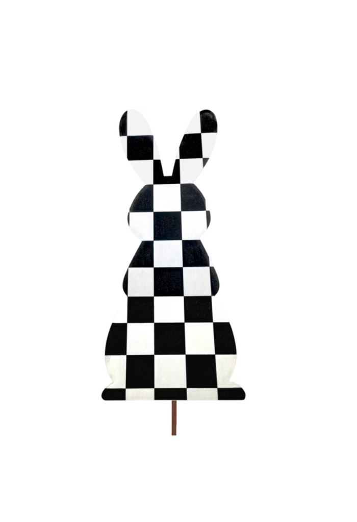 Elegant Checked Rabbit Stake