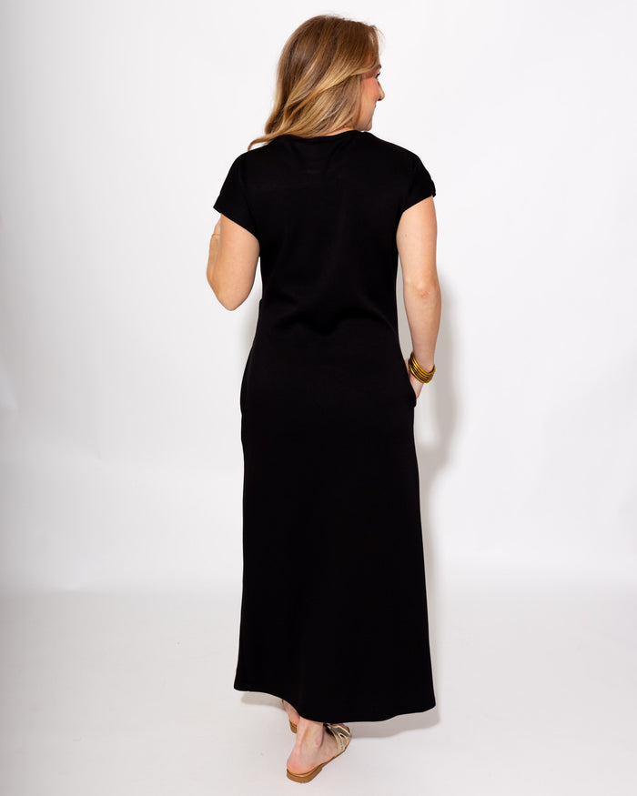Elegant Side Tie Midi Dress
