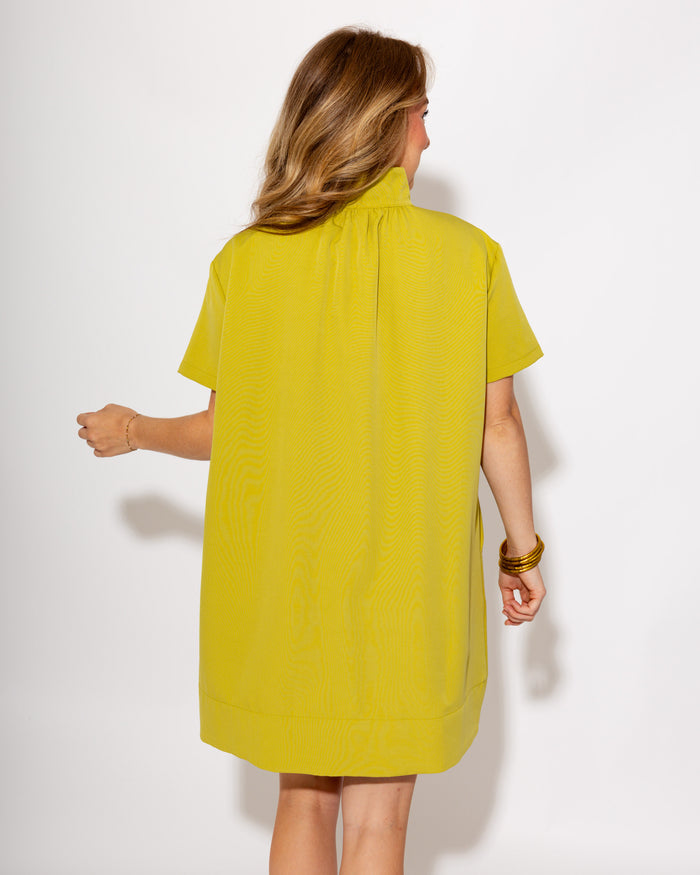 Elevated Shift Dress in Lime