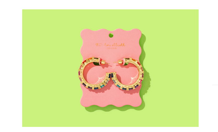 Elise Colorful Hoops