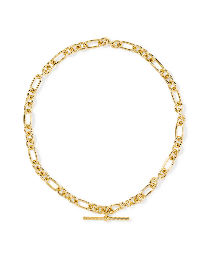 Embry Link Chain Necklace in Gold