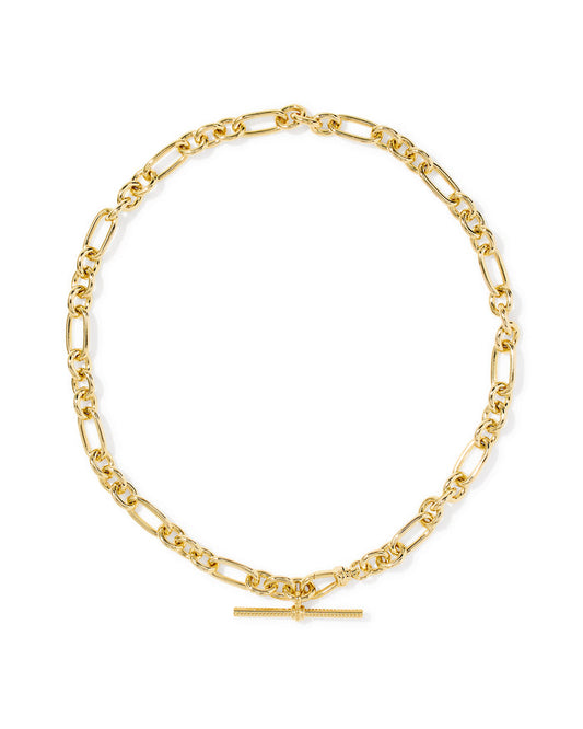 Embry Link Chain Necklace in Gold
