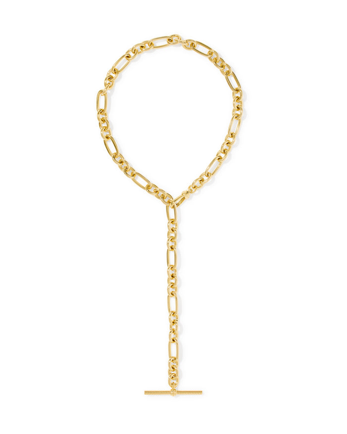 Embry Link Chain Necklace in Gold