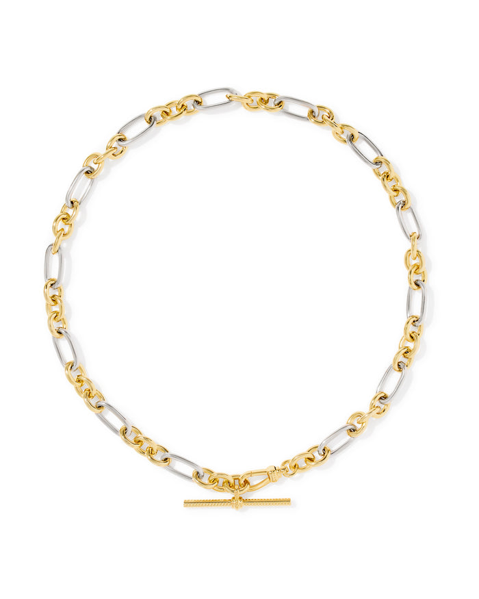 Embry Link Chain Necklace in Mixed Metal