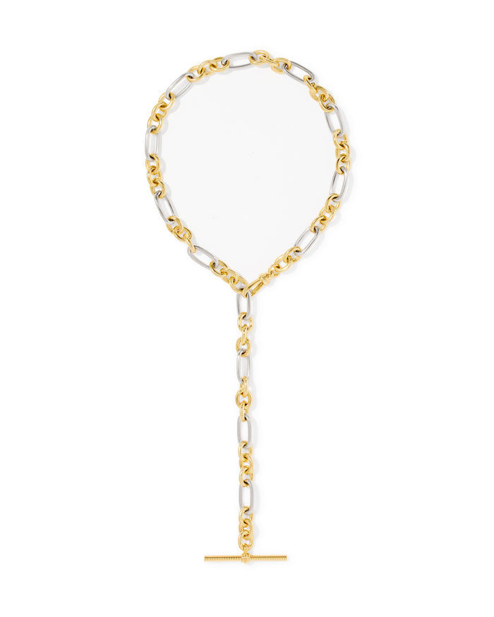Embry Link Chain Necklace in Mixed Metal