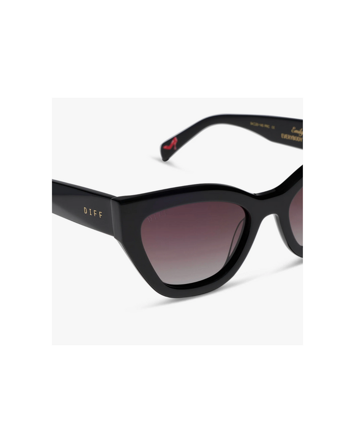 Emily- Black Brown+ Polarized Sunglasses