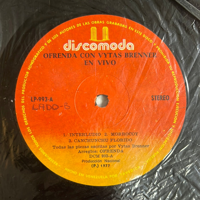 En Vivo! (1977 2xLP Venezuelan Press)