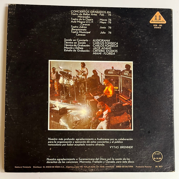 En Vivo! (1977 2xLP Venezuelan Press)