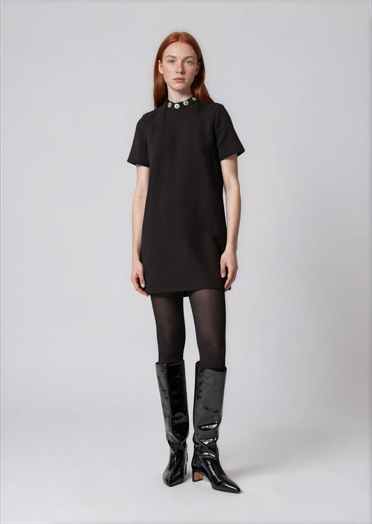 & Other Stories - Eneka Tweed Dress - Black -