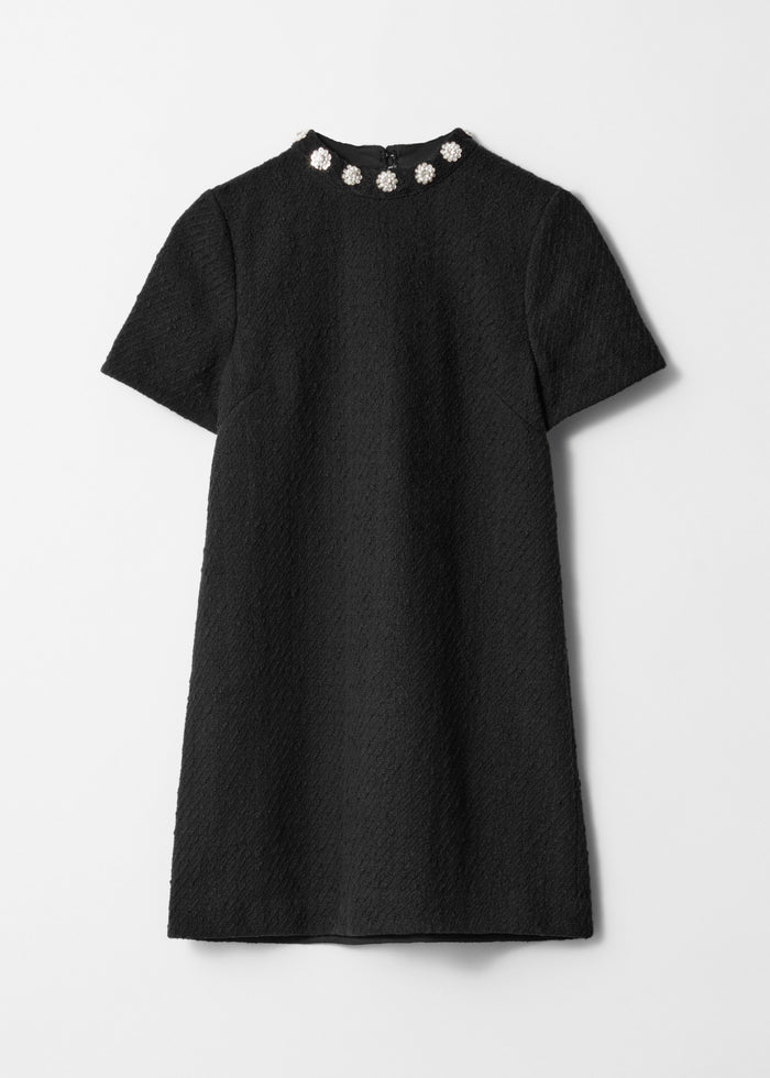 & Other Stories - Eneka Tweed Dress - Black -