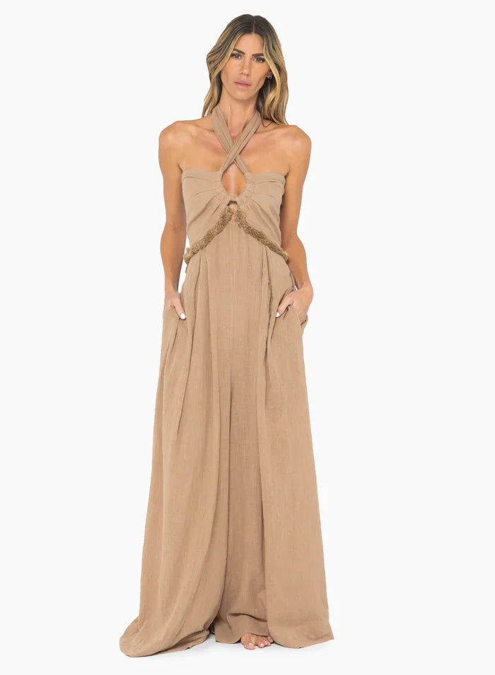 JBQ - Esme Jumpsuit - Latte -