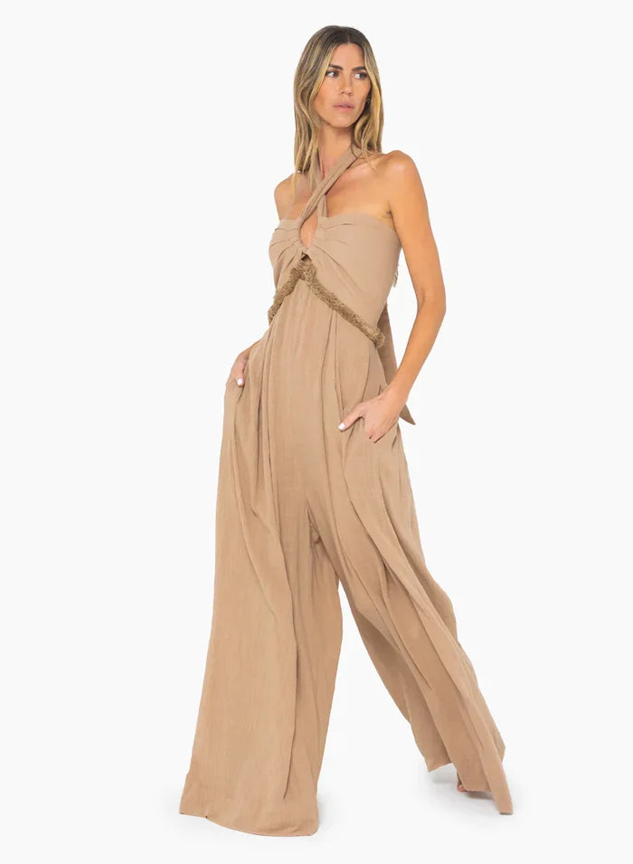 JBQ - Esme Jumpsuit - Latte -