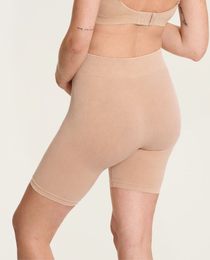 Essentiel Seamless Maternity Cycling Shorts – Beige