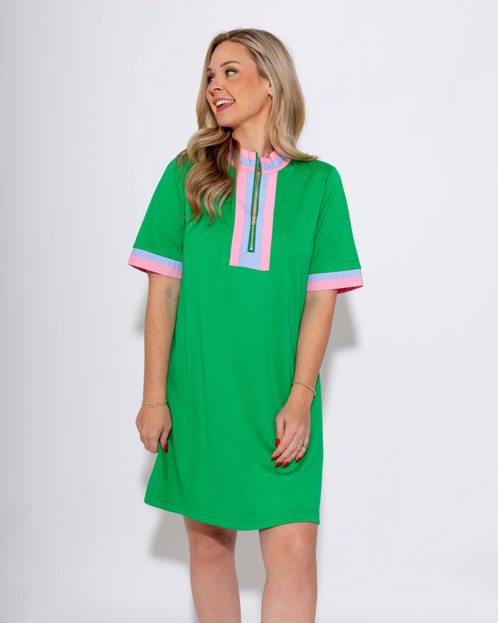 Everyday Zip-Front Mini Dress