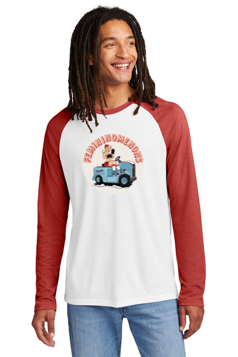 Femininomenons Tri-Blend Colorblock Raglan Long Sleeve T-Shirt