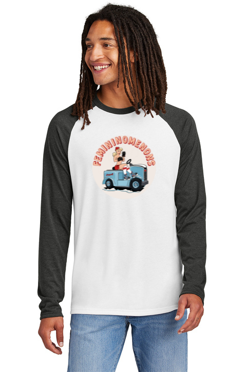 Femininomenons Tri-Blend Colorblock Raglan Long Sleeve T-Shirt