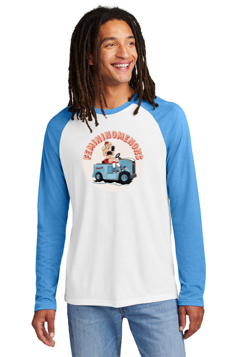 Femininomenons Tri-Blend Colorblock Raglan Long Sleeve T-Shirt