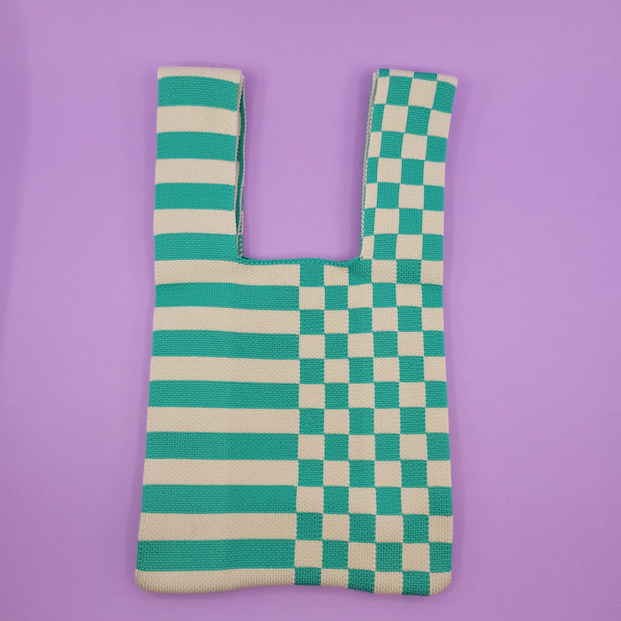Green Stripes & Checker