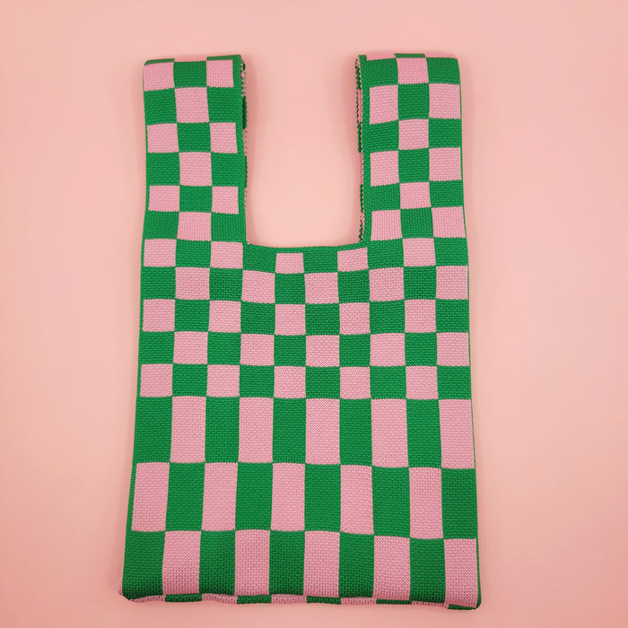Pink Green Checker